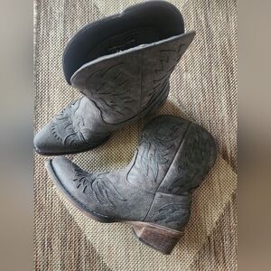 Roper Gray Western Cowboy Boots
